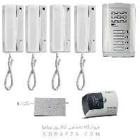 پک کامل آیفون صوتی تابا 4 واحدی با پنل 680