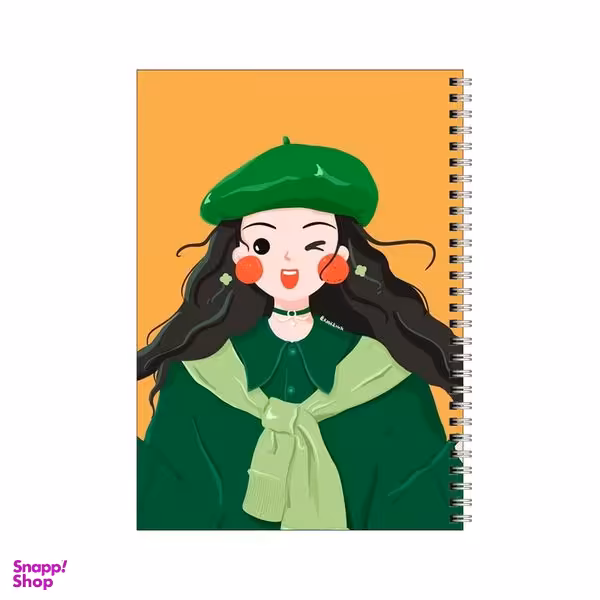 دفتر مشق 100 برگ بامبیلیپ طرح دختر کد 3072677