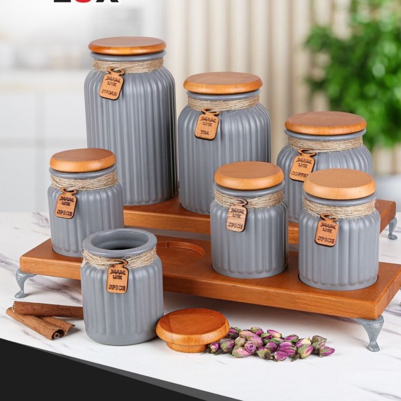 پاسماوری 7 پارچه درب چوبی
