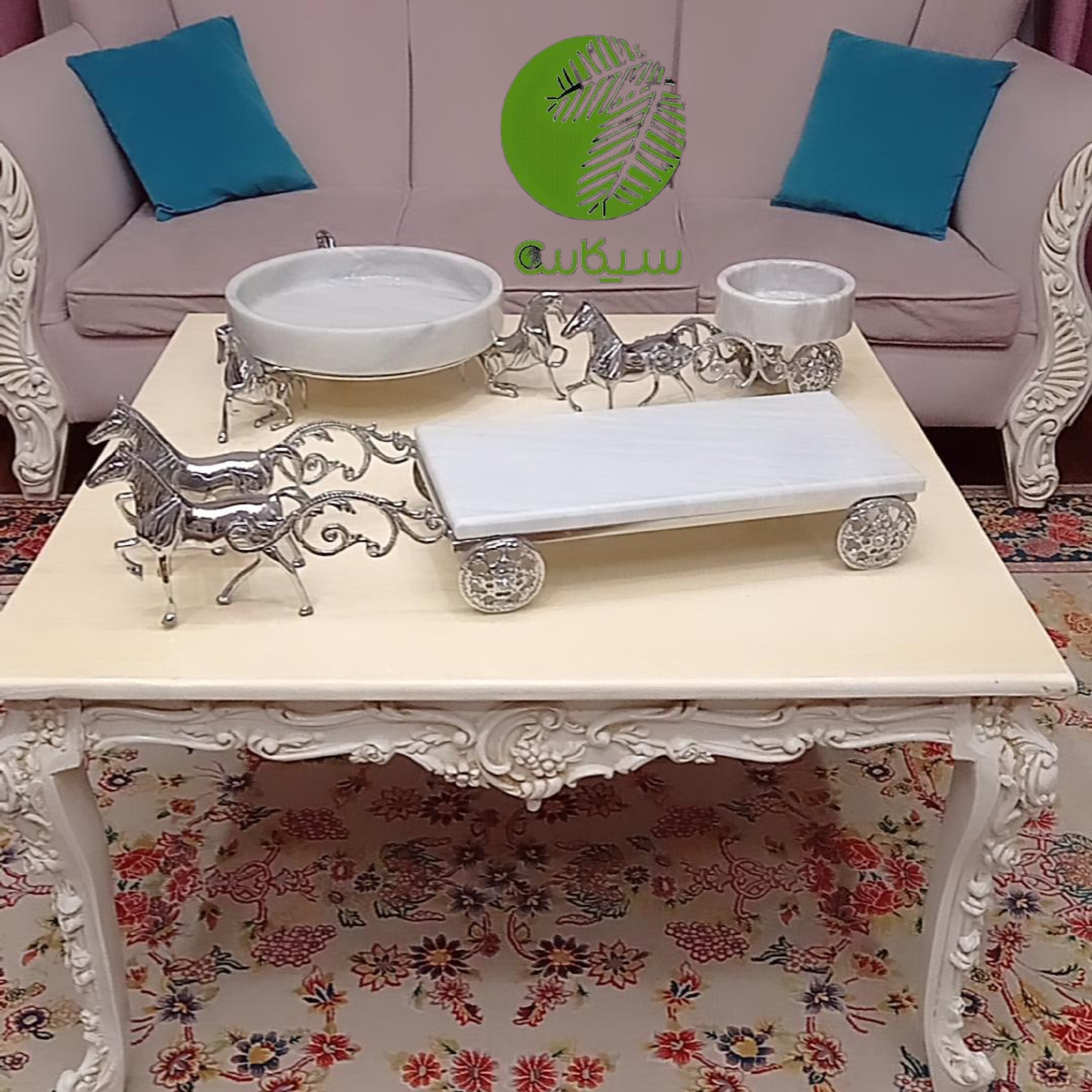 ظروف سنگی ست اسب