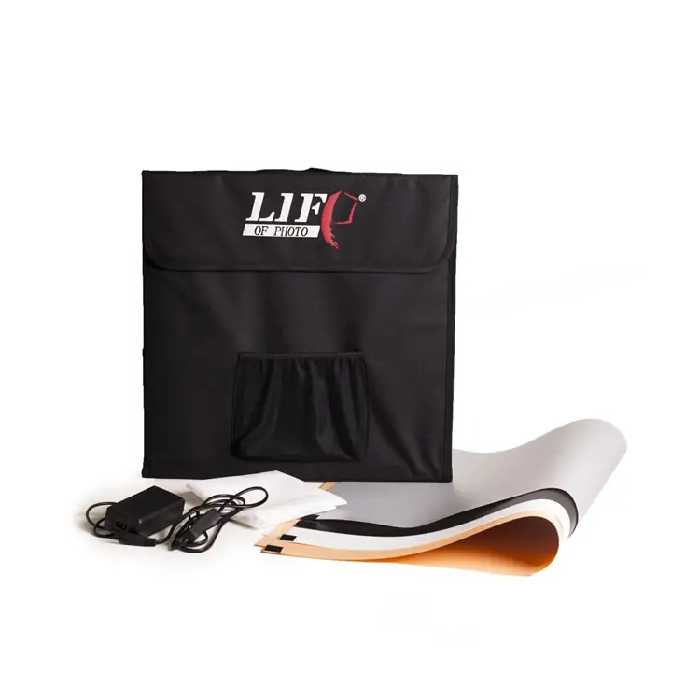 لایت باکس دیمردار دو رنگ لایف Life OF photo lightbox 60×60 LED660SW Series