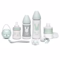 ست آغازین 8 تکه نوزادی سواوینکس Suavinex دارای رنگ‌بندی