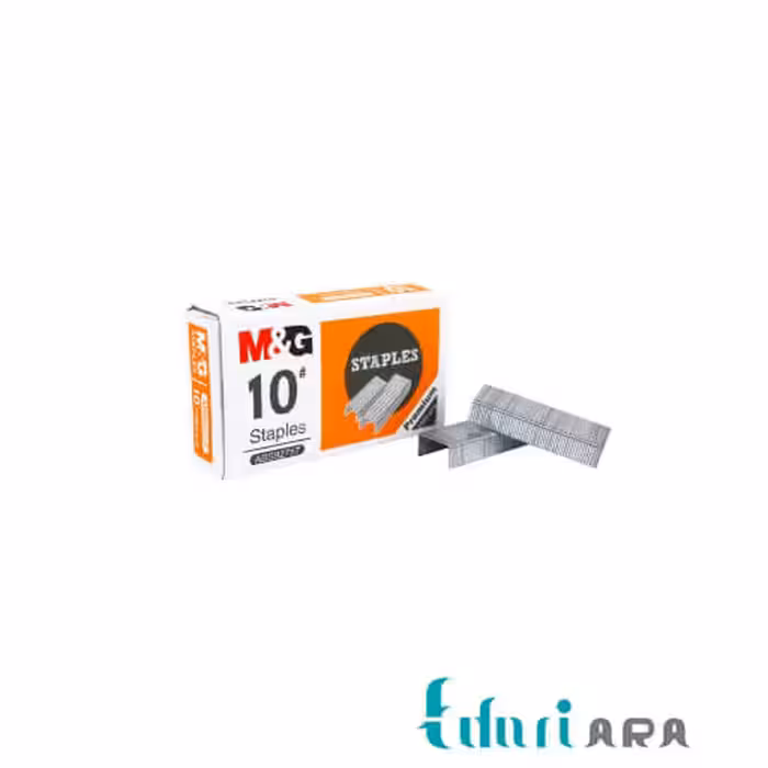 سوزن منگنه ام اند جی کد ABS92757 سایز 10 بسته 1000عددی