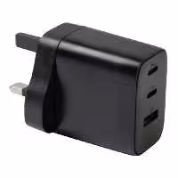 شارژر دیواری جی بی کیو سه پورت 65 وات مدل WC-607