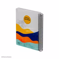 دفتر فنری 150برگ جلدسخت رحلی کلاسیک  الیپون کد 247