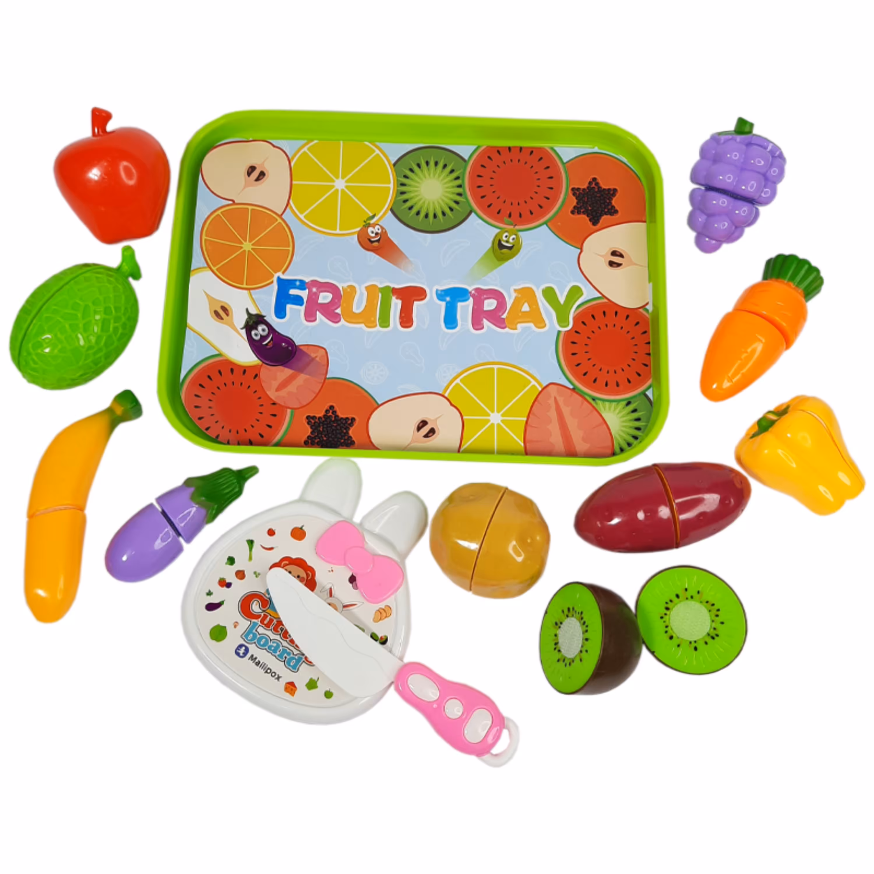 اسباب بازی ست برش میوه سینی دار