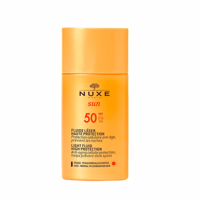 فلوئید ضد آفتاب بی رنگ نوکس SPF50 مدل LIGHT مناسب پوست های چرب و مختلط حجم 50 میلی لیتر