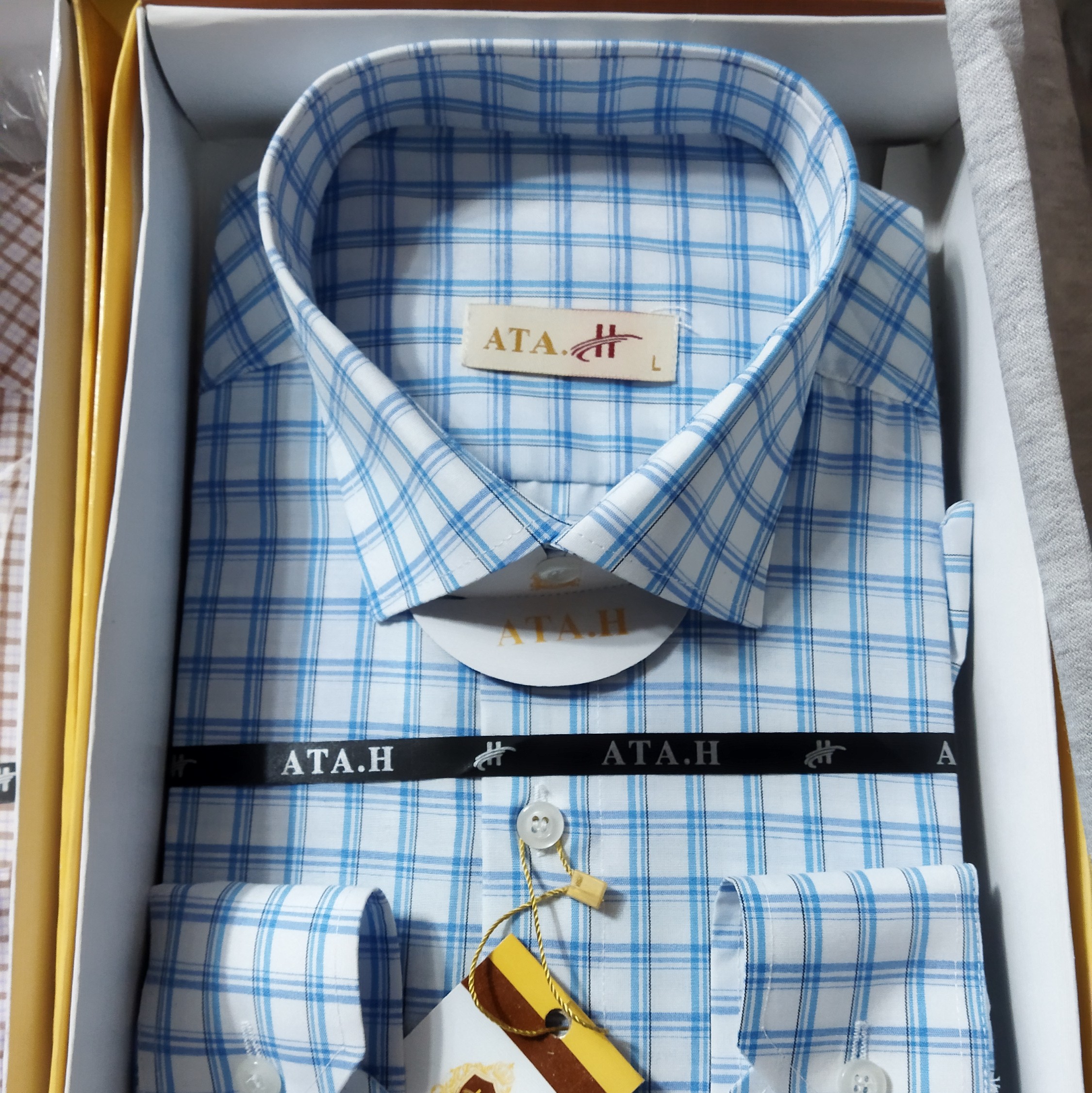 پیراهن جعبه ای مردانه کد 5008