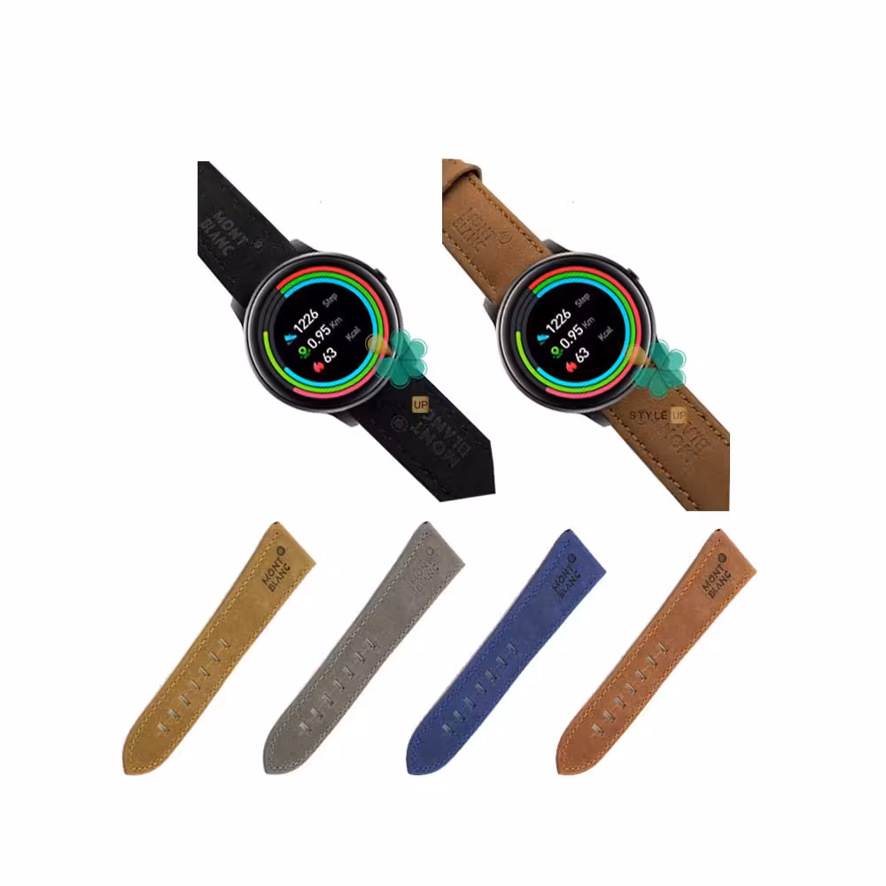 بند چرم ساعت شیائومی Xiaomi IMILAB KW66 برند Mont Blanc