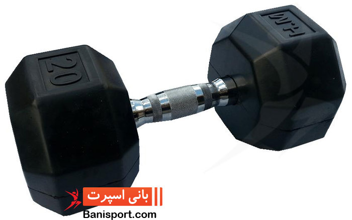 دمبل 8 ضلعی پیشگام 20Kg