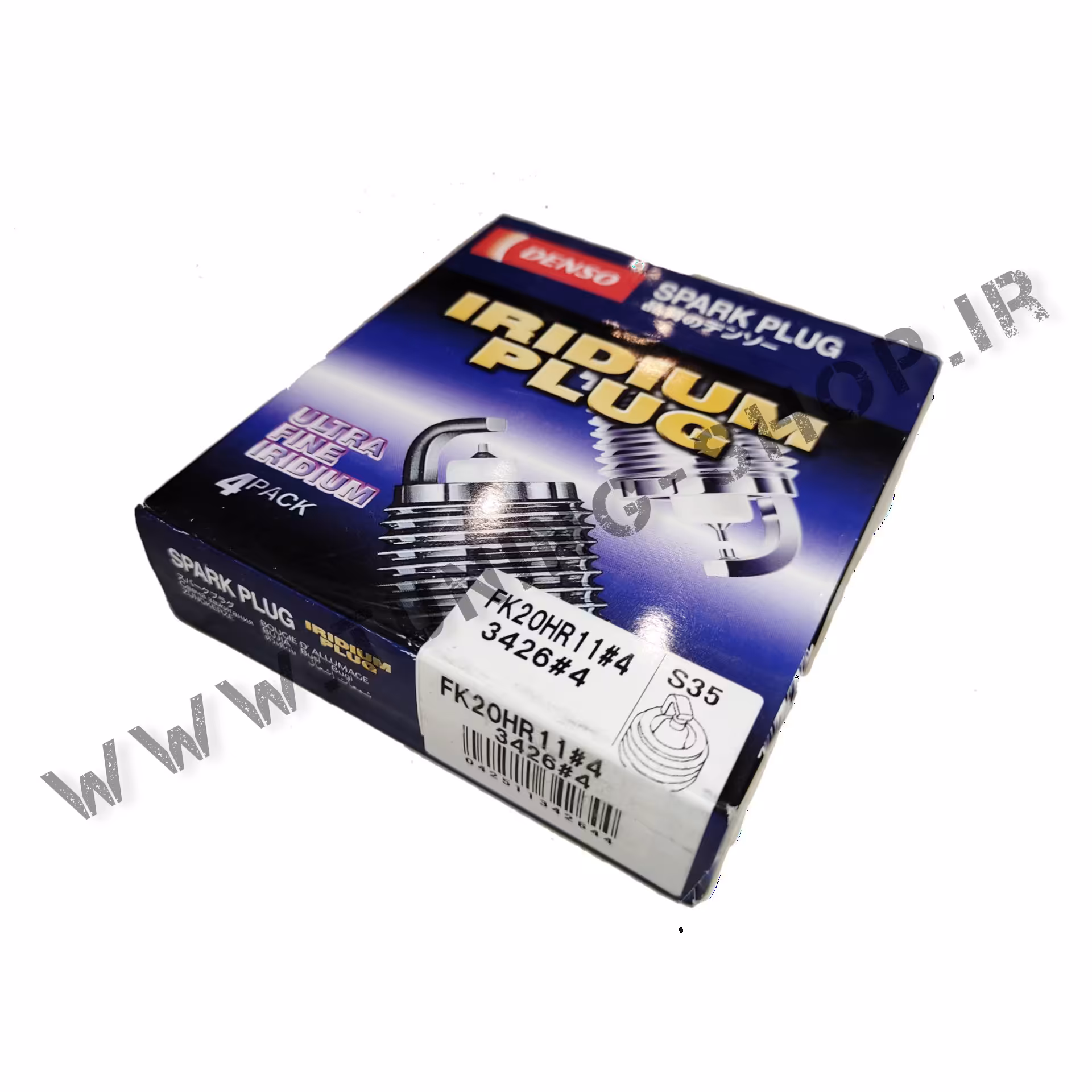 شمع دنسو ایریدیوم پایه بلند  دو سر  سوزن 3426