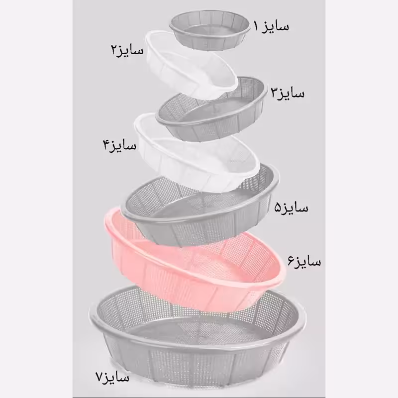 آبکش خوشرنگ سایز 4 ایده آل