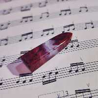 مضراب تار سنگی عقیق منظره مدل  اوبلیسک