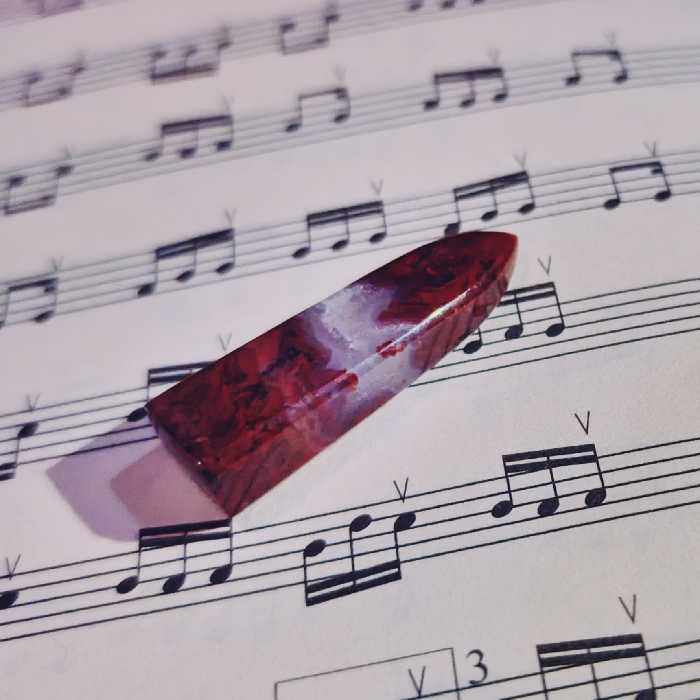 مضراب تار سنگی عقیق منظره مدل  اوبلیسک