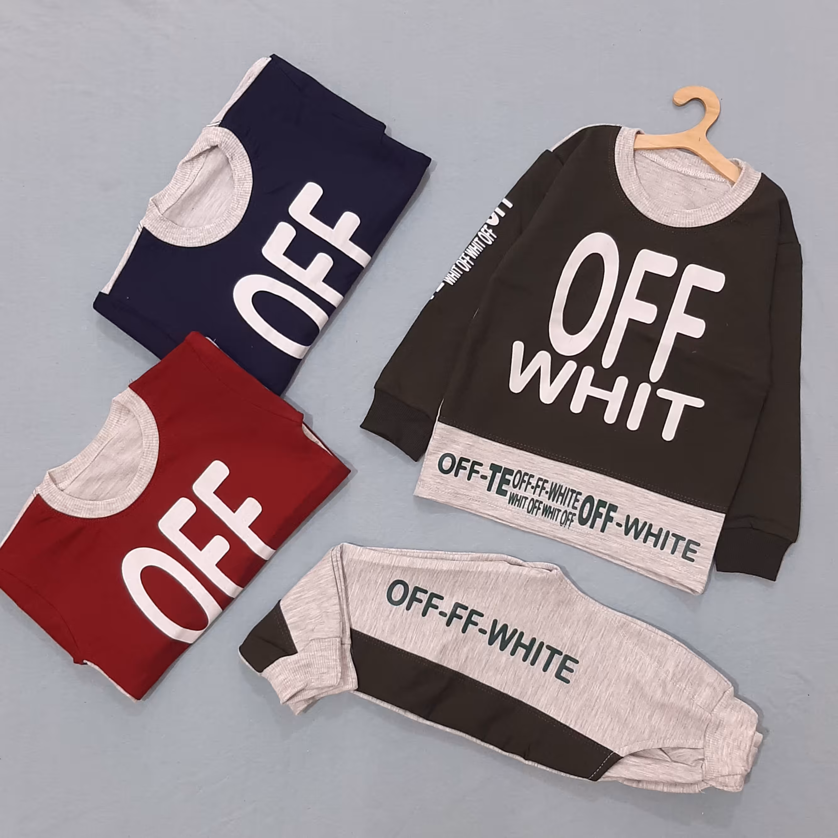 ست بلوز و شلوار پسرانه سایز 40 45 بلوز شلوار بچگانه مناسب 18ماه تا 5 سال بلوز وشلوار اسپورت