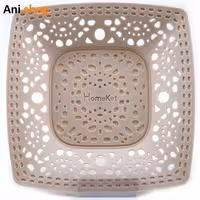 سبد نان و سبزی 3 عددی هوم کت مربع سایز 1