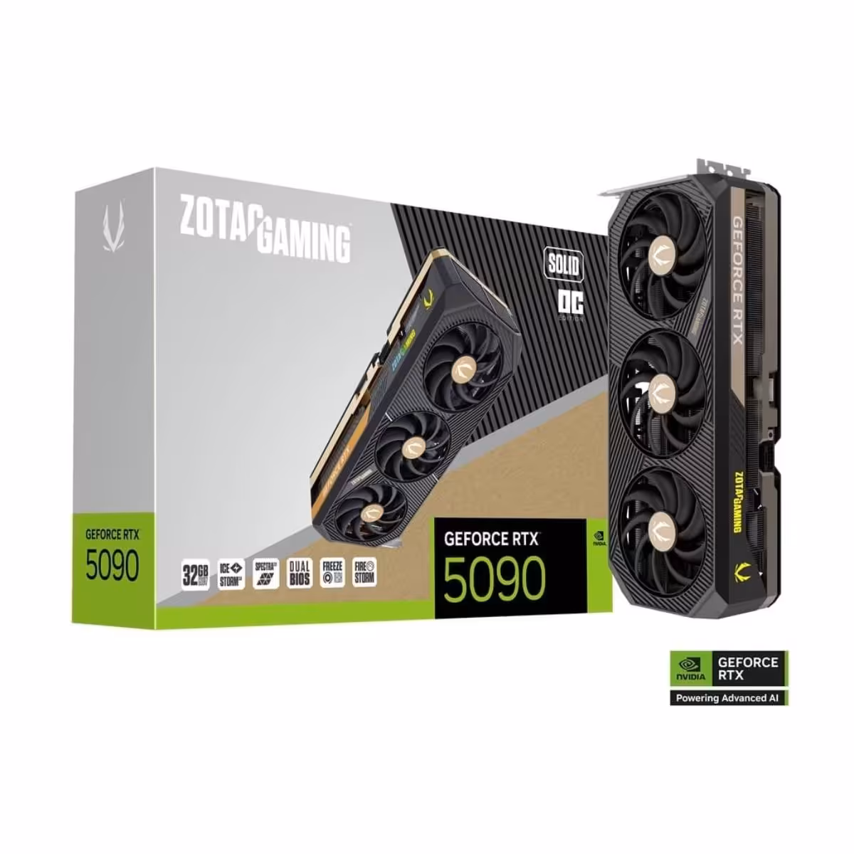خرید کارت گرافیک ZOTAC GAMING GeForce RTX 5090 SOLID OC 32GB با بهترین قیمت