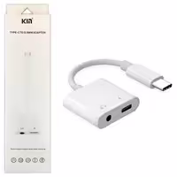 کابل تبدیل تایپ سی به تایپ سی و جک 3.5 میلی متری aux مدل ky 186 با کیفیت اورجینال   