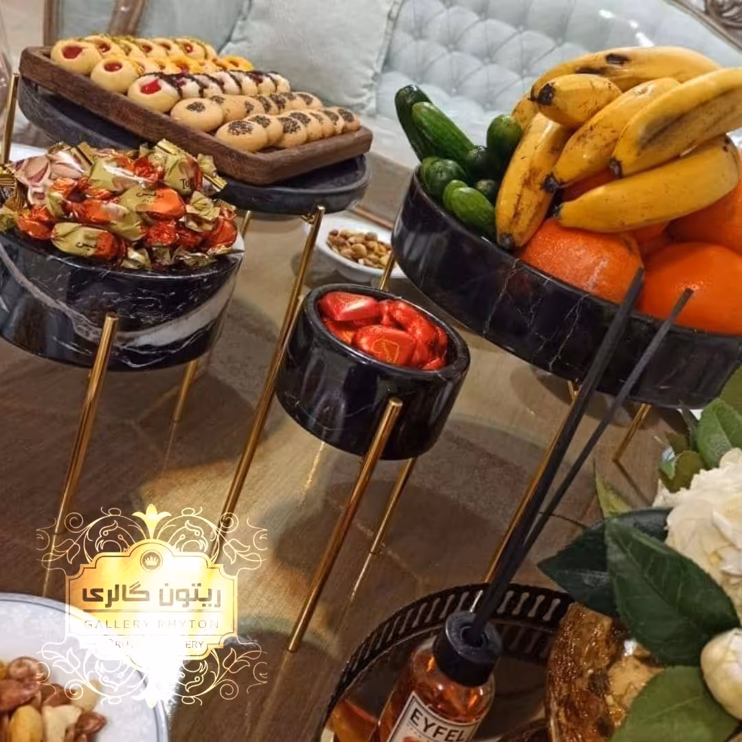  ظروف  پذیرایی سنگی کد 15