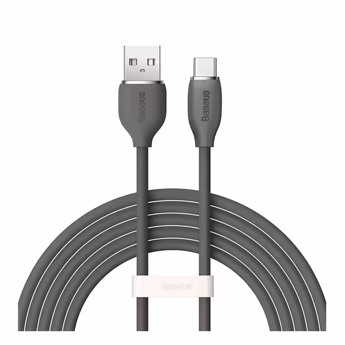قیمت و خرید کابل تبدیل 2 متری USB به USB-C بیسوس مدل Jelly Liquid Silica Gel CAGD010101 | یاس ارتباط