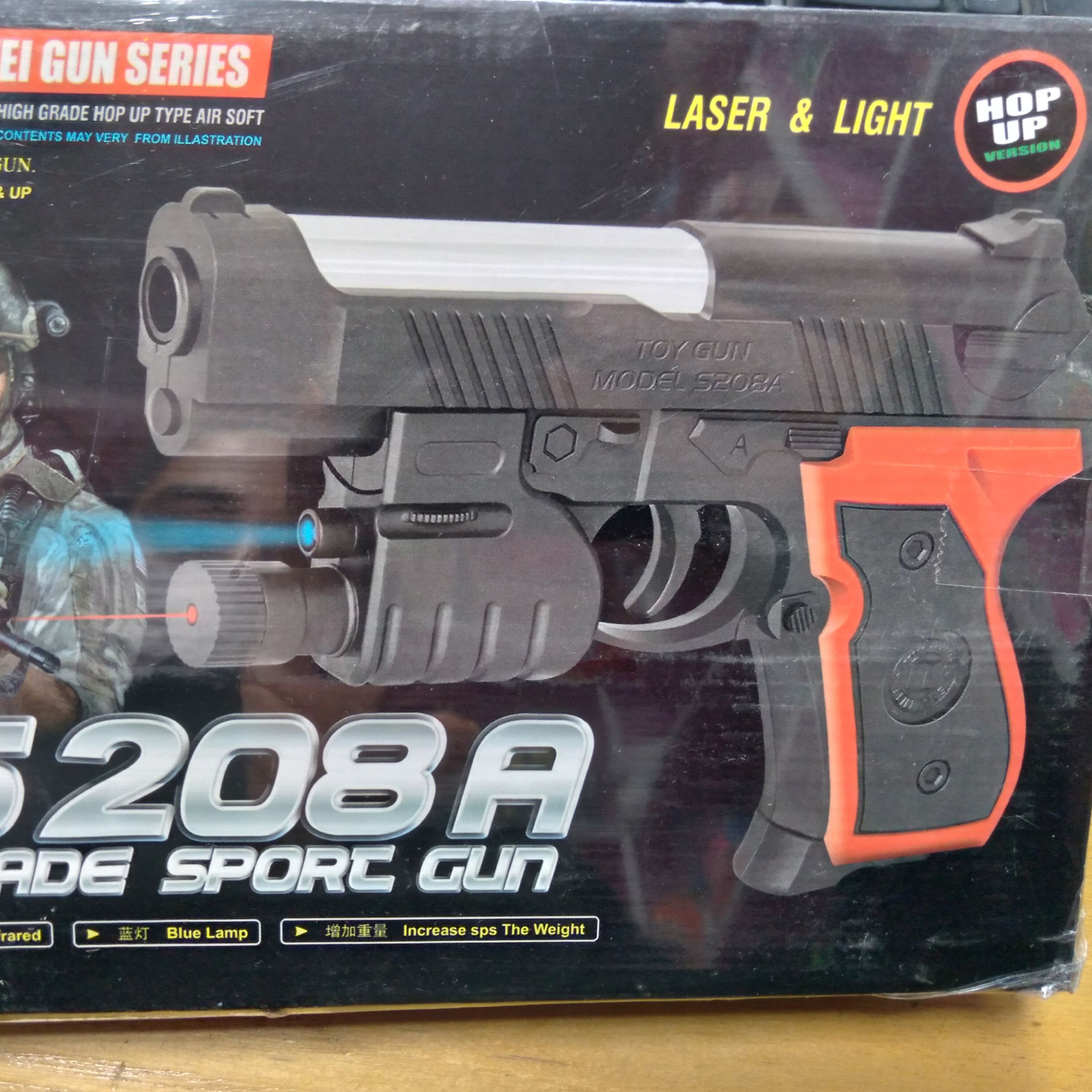 تفنگ ساچمه ایی لیزردار