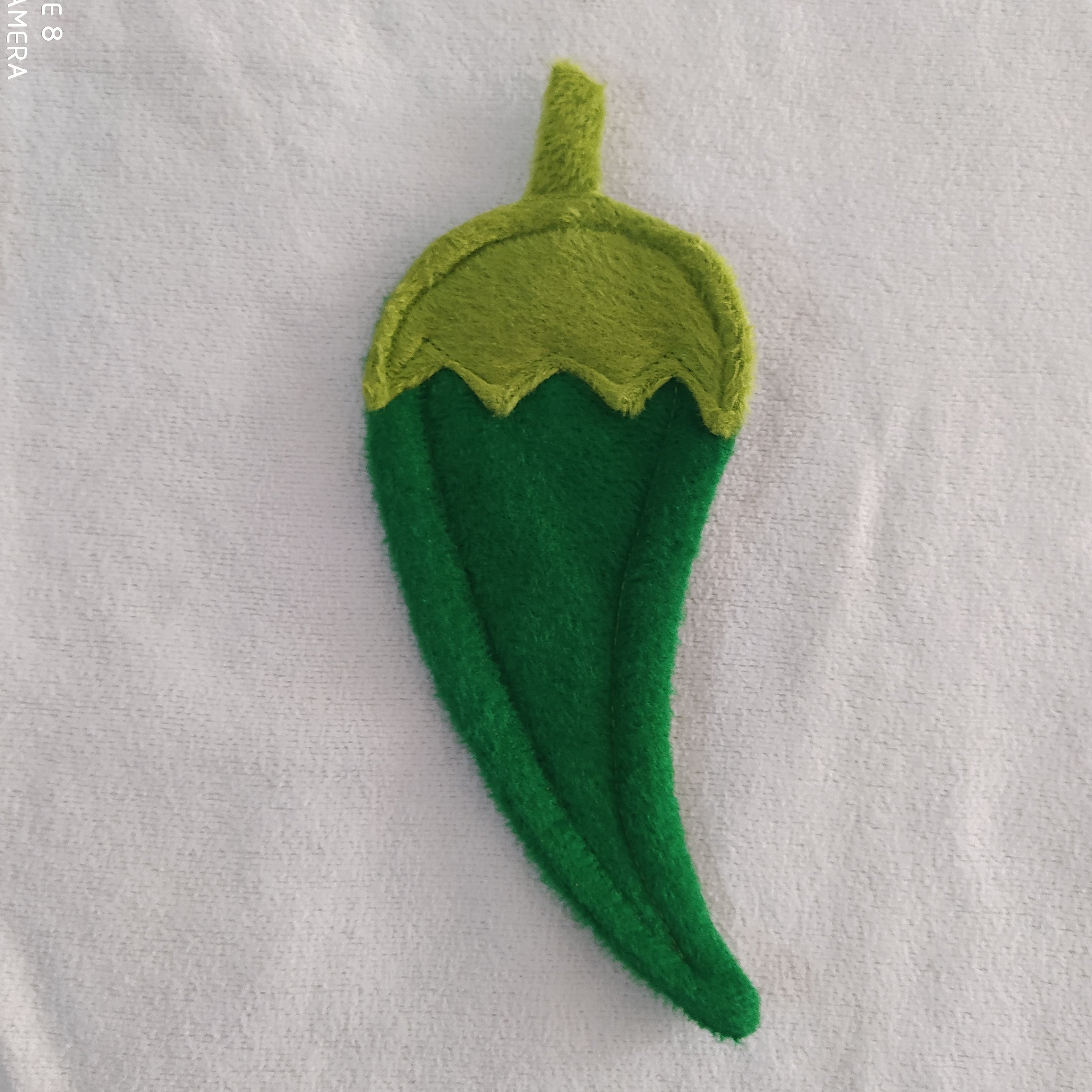 دستگیره میوه ای فلفل سبز و قرمز