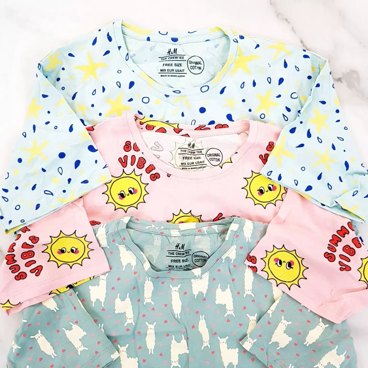 تیشرت کراپ H&M