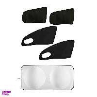 آفتاب گیر شیشه خودرو پاسیکو مدل P526 مناسب برای پژو 206 مجموعه 5 عددی