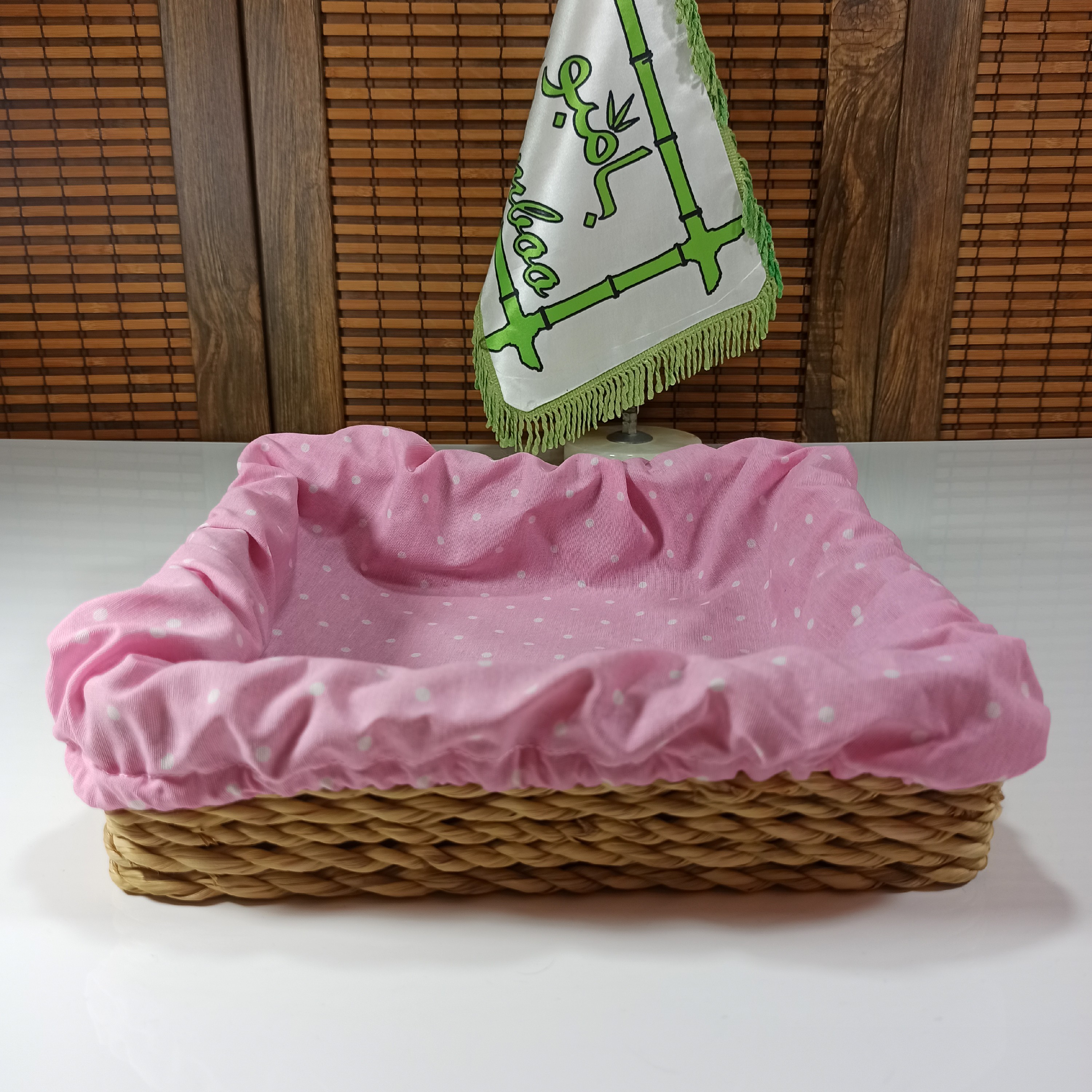 سبد چوبی ودور حصیری چندکاره آشپزخانه