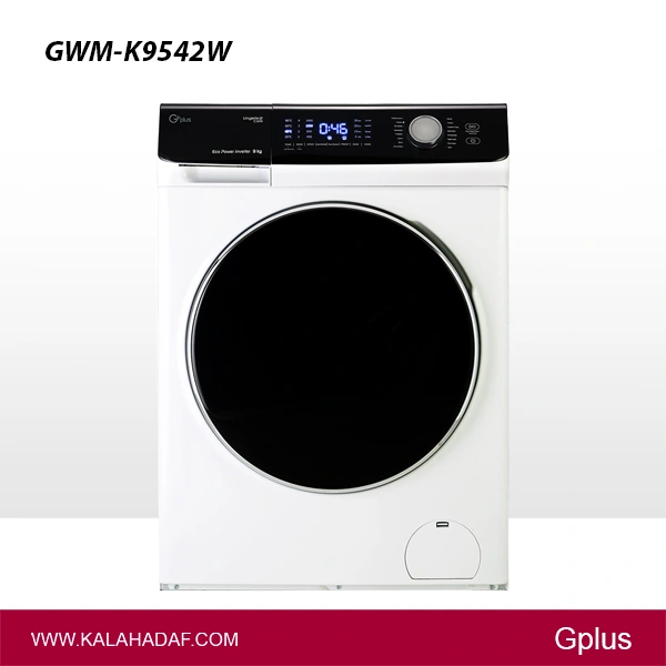 ماشین لباسشویی 9 کیلویی جی پلاس مدل | GWM-K9542W | فروشگاه اینترنتی لوازم خانگی کالا هدف