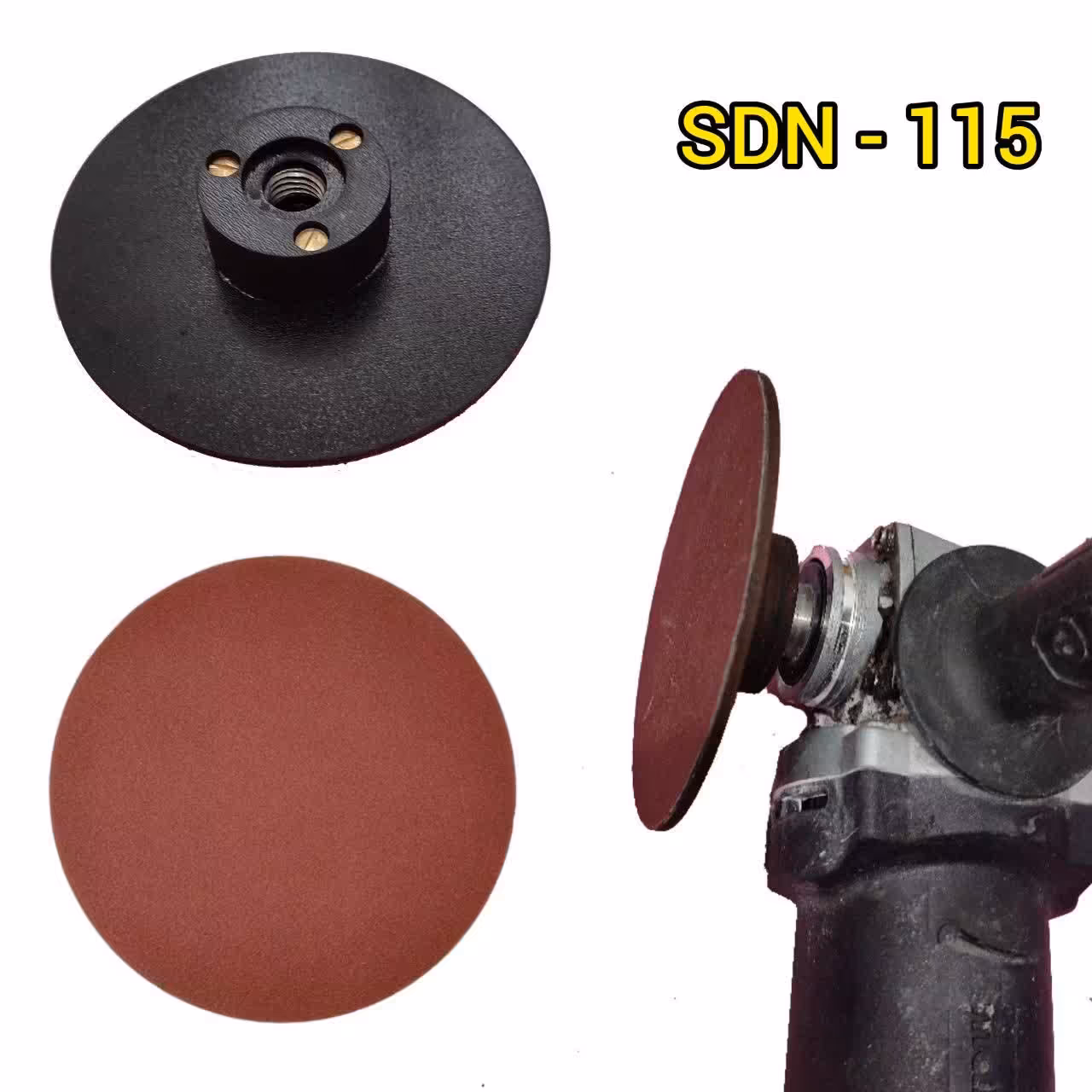 دیسک صفحه سنباده مهره دار سایز 115مارک کینگ اسپرت طرح آلمانی گرید 80 