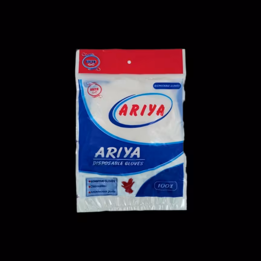 دستکش نایلونی 65 گرمی 100 عددی 