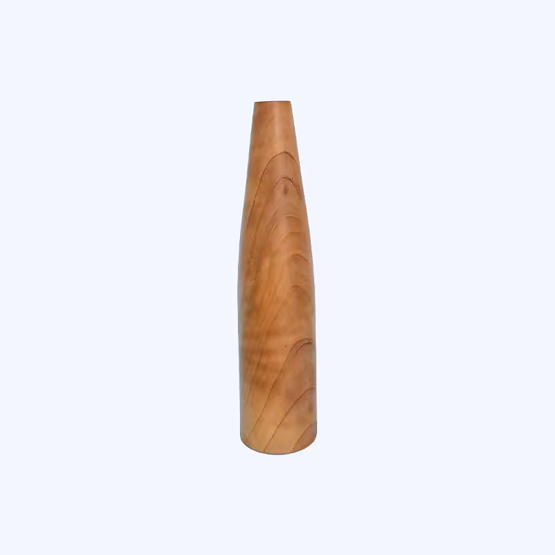 گلدان چوبی بلند تک