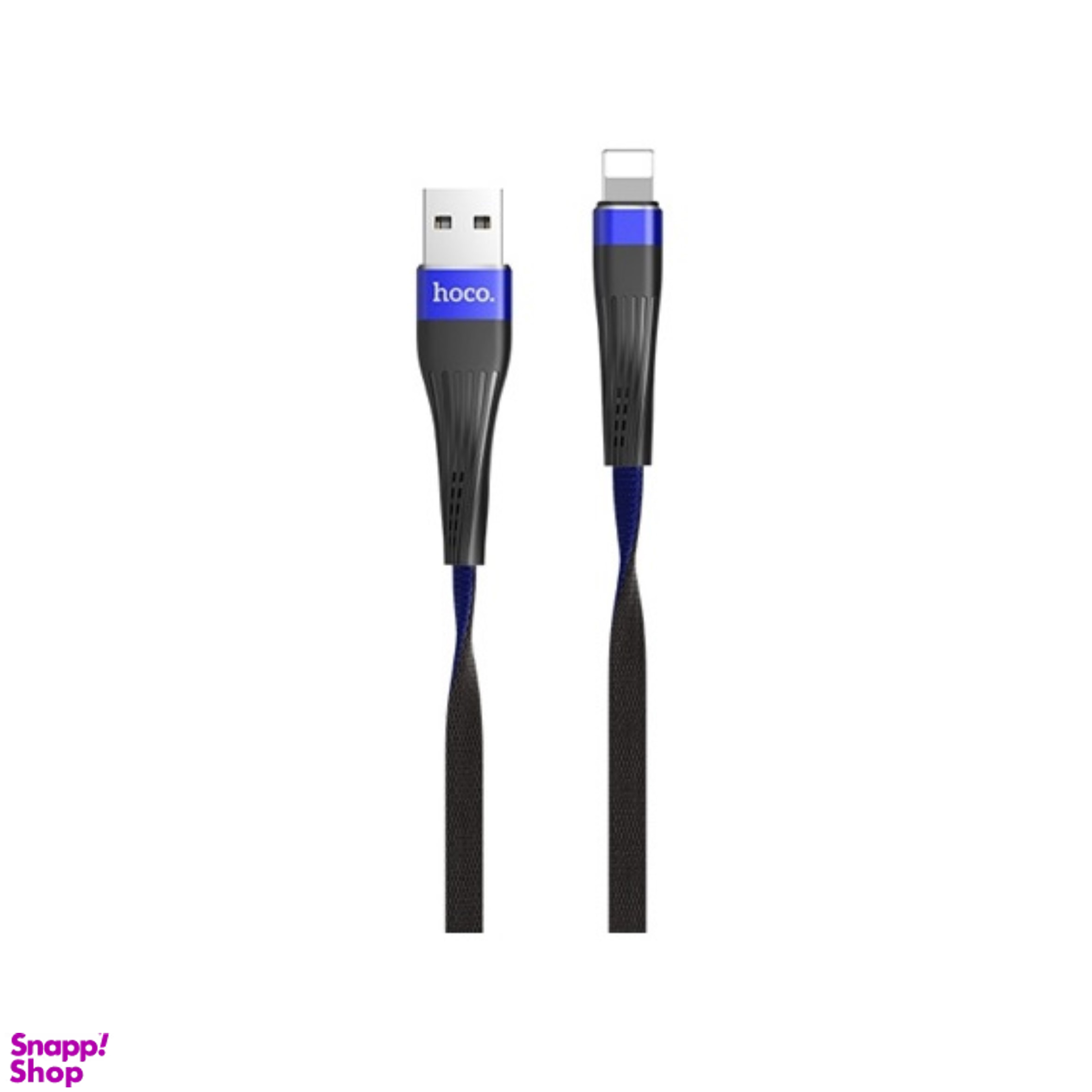 کابل کنفی فلت Lightning هوکو مدل U39 طول 1.2 متر