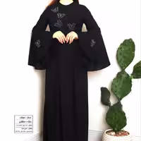 ماکسی مجلسی هیلان ، کرپ کش و نگین کاری از سایز  38 تا 60