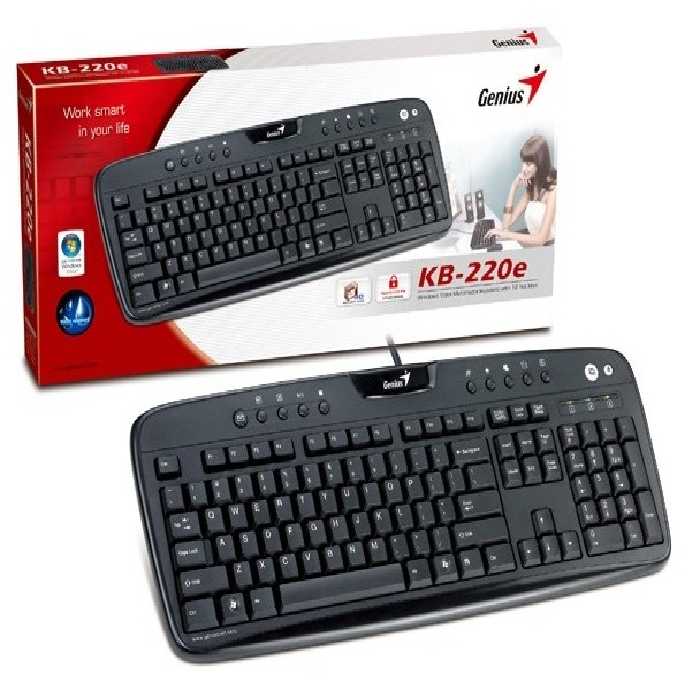 صفحه کلید جنیوس مدل کی بی 220 ای