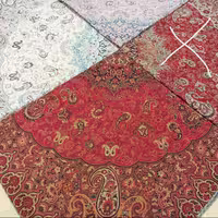 رومیزی مربع ترمه صفائی کد 24 اندازه ی یک در یک در 3 رنگ متنوع
