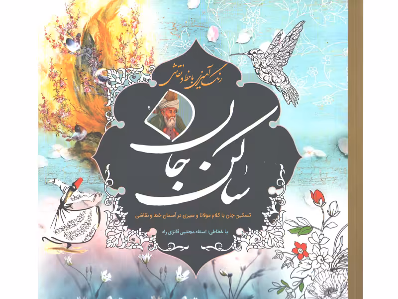 کتاب رنگ آمیزی با خط و نقاشی ساکن جان اثر مجتبی فائزی راد