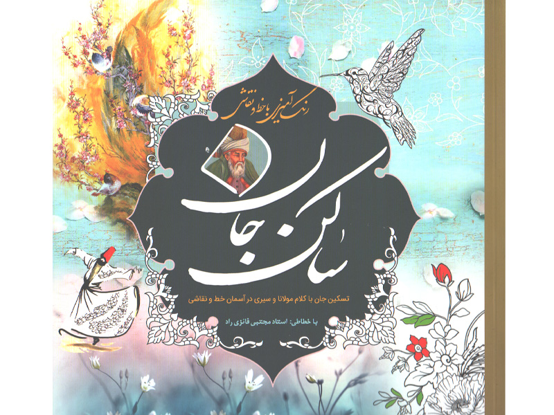 کتاب رنگ آمیزی با خط و نقاشی ساکن جان اثر مجتبی فائزی راد