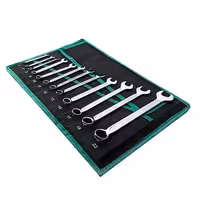 آچار یکسر تخت یکسر رینگی مجموعه 12 عددی (کیفی)