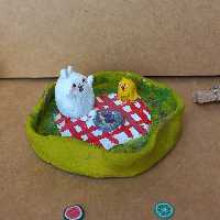 تزیینی سفالی طرح مولانگ