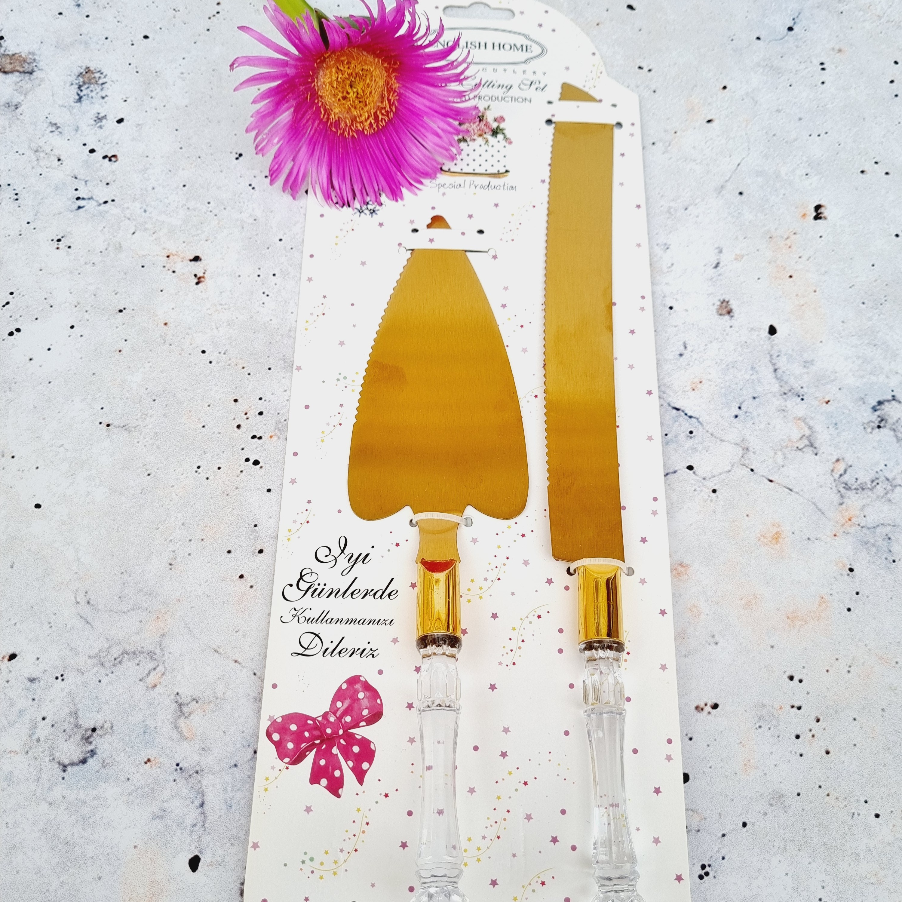 ست کارد و کفگیر کیک وارداتی 