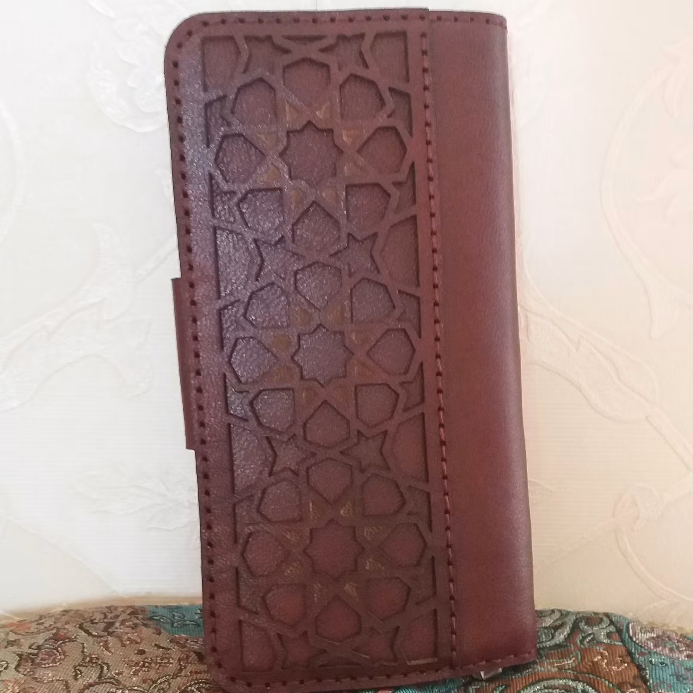 کیف پول اسلیمی چرم طبیعی کد 56