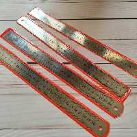 خط کش 30 سانتی متری فلزی