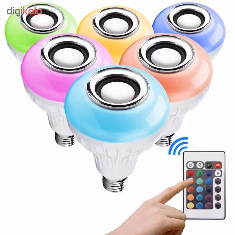 اسپیکر لامپ هوشمند با ریموت کنترل