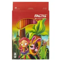 قیمت مداد رنگی 36 رنگ جعبه مقوایی فکتیس FACTIS