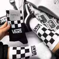 جوراب ساقدار vans ساق شطرنجی نخ پنبه فری سایز