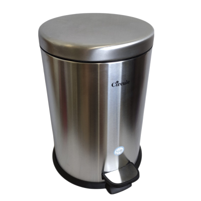 سطل زباله پدالی سرکوله مدل آرام بند حجم 20 لیتر