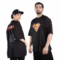 تیشرت اسپرت سوپرمن مدل SPL-3P1952 مشکی