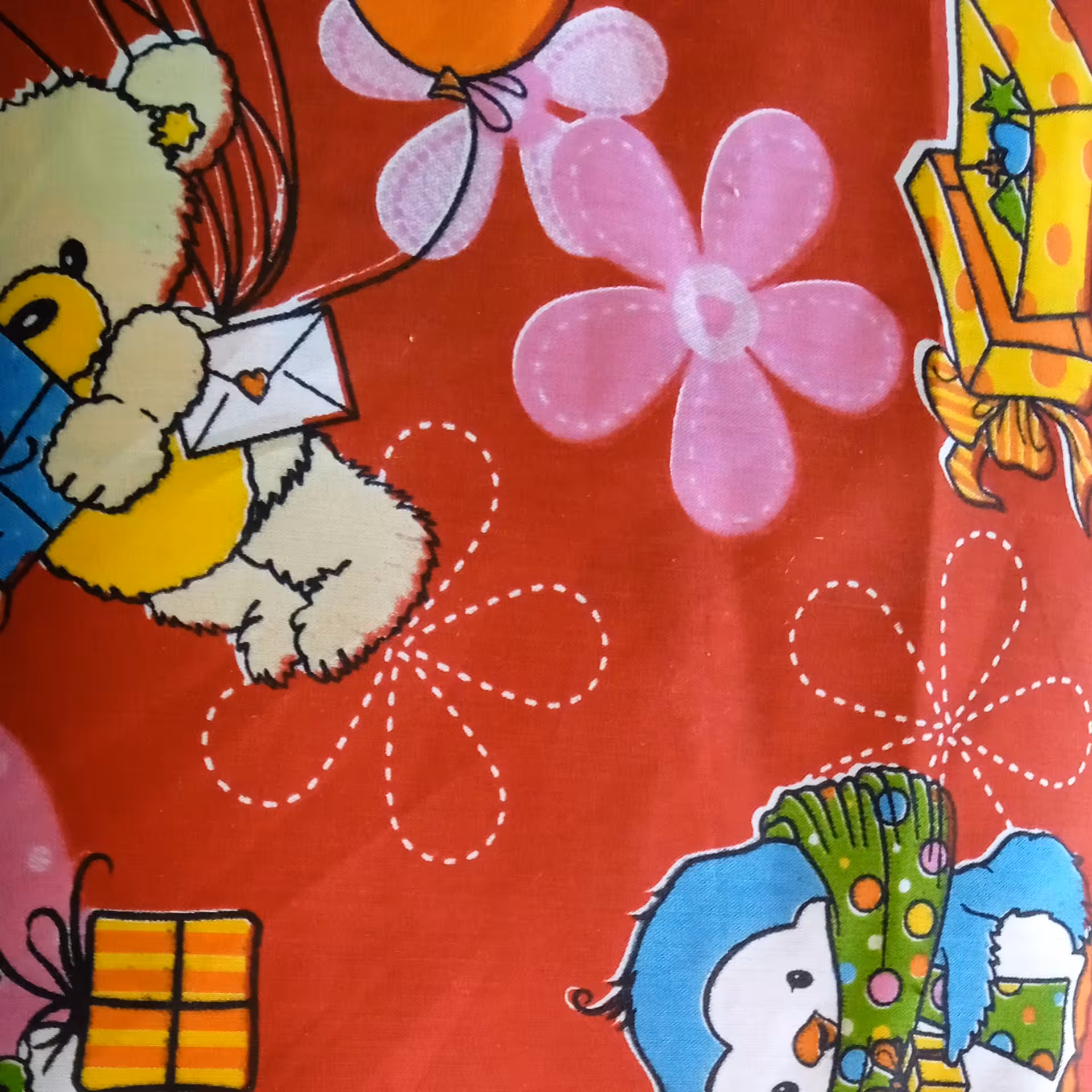  پارچه  ملحفه  عرض یک و نیم طرح کارتون..